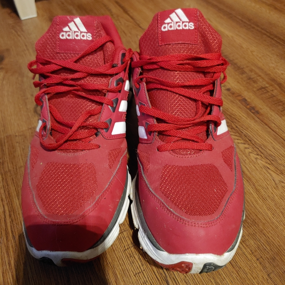 Red adidas mens shoes